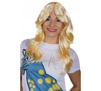 I Love Fancy Dress Women's 70s Flick Wig - Blonde in Cream | Size: 1 Pack I Love Fancy Dress Cream 1 Pack