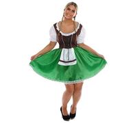 I Love Fancy Dress Women's Bavarian Beer Oktoberfest Costume Brown/Green in Green | Size: Small I Love Fancy Dress Green Small