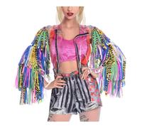 I Love Fancy Dress Women's Birds Of Prey Jacket | Size: Large I Love Fancy Dress Multicolor Large