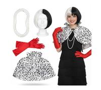 I Love Fancy Dress Women's Evil Dog Lady Accessory Set - 4 Pcs | Size: XL I Love Fancy Dress Multicolor XL