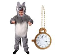 I Love Fancy Dress Women's Harley Quinn Birds Of Prey Booby Trap Official Costume in Grey | Size: Large I Love Fancy Dress Grey Large