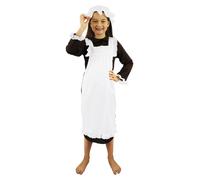 VICTORIAN COSTUME FOR GIRLS. FLORENCE NIGHTINGALE FANCY DRESS COSTUME. VICTORIAN MAID FANCY DRESS. WORLD BOOK DAY POOR VILLAGER GIRL OUTFIT. HISTORICAL FANCY DRESS. SIZE: SMALL