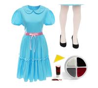 I Love Fancy Dress Women's Shining Sister Costume - 3 Pcs - Dress, Tights & Face Paint | Size: Medium I Love Fancy Dress Multicolor Medium