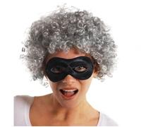 I Love Fancy Dress Women's Storybook Accessory Set - Wig & Mask in Grey I Love Fancy Dress Grey