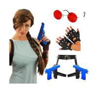 I Love Fancy Dress Women's Temple Hunter Accessory Set - 4 Pcs I Love Fancy Dress Multicolor