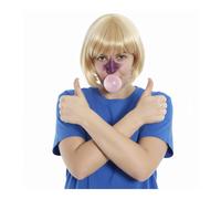 I Love Fancy Dress Women's Violet Accessory Set - Purple Face Paint & Blonde Bob Wig I Love Fancy Dress Multicolor