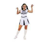 I Love Fancy Dress Women's White Cheerleader Fancy Dress Costume | Size: XS I Love Fancy Dress White XS