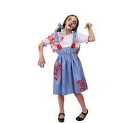 I Love Fancy Dress Women's Zombie Dorothy Costume in Blue | Size: Medium I Love Fancy Dress Blue Medium