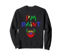 I Love Finger Paint I'm Paint Cute Couple Art Valentine Sweatshirt