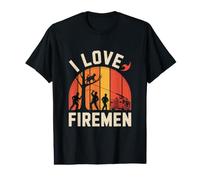 I Love Firemen Brave Rescue Heroes Value Graphic T-Shirt