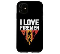 I Love Firemen Courage Brave Heroes Case for iPhone 11