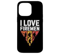 I Love Firemen Courage Brave Heroes Case for iPhone 14 Pro Max