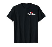I LOVE FISH AND CHIPS CLASSIC BRITISH UK FOOD T-Shirt