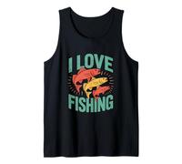 I Love Fishing Colorful Fish Passion Tank Top