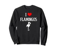 I Love Flamingos I Heart Flamingos Birdie lover Bird Watcher Sweatshirt