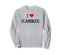 I Love Flamingos I Heart Flamingos Birdie lover Bird Watcher Sweatshirt