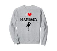 I Love Flamingos I Heart Flamingos Birdie lover Bird Watcher Sweatshirt