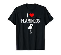 I Love Flamingos I Heart Flamingos Birdie Lover Bird Watcher T-Shirt
