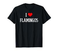 I Love Flamingos I Heart Flamingos Birdie Lover Bird Watcher T-Shirt