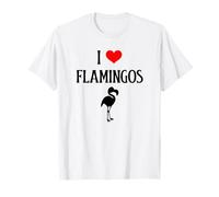 I Love Flamingos I Heart Flamingos Birdie Lover Bird Watcher T-Shirt