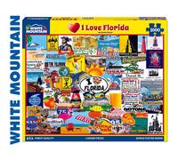 White Mountain Puzzles I Love Florida - 1000 Piece Jigsaw Puzzle