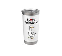 I Love Folkstone Stainless Steel Insulated Tumbler