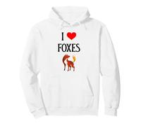 I Love Foxes I Heart Foxes Canidae Canine Canids Fox lover Pullover Hoodie