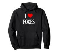 I Love Foxes I Heart Foxes Canidae Canine Canids Fox lover Pullover Hoodie
