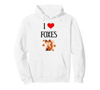 I Love Foxes I Heart Foxes Canidae Canine Canids Fox lover Pullover Hoodie