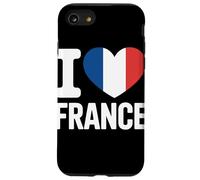 I Love France Heart Flag Case for iPhone SE (2020) / 7/8