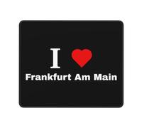 I Love Frankfurt Am Main Mousepad Durable Desk Mat Small Mouse Pad For Gaming Computer Work 25X30Cm