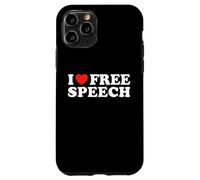 I Love Free Speech - Freedom Expression Political Statement Case for iPhone 11 Pro