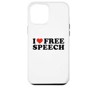 I Love Free Speech - Freedom Expression Political Statement Case for iPhone 12 Pro Max