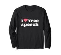 I Love Free Speech Freedom of Speech Long Sleeve T-Shirt