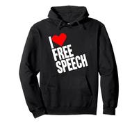 I Love Free Speech Freedom of Speech Pullover Hoodie