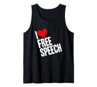 I Love Free Speech Freedom of Speech Tank Top