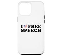 I Love Free Speech - USA Flag Freedom Political Statement Case for iPhone 12 Pro Max