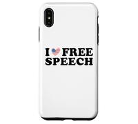 I Love Free Speech - USA Flag Freedom Political Statement Case for iPhone XS Max