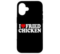 I LOVE FRIED CHICKEN I HEART CHICKEN Case for iPhone 16
