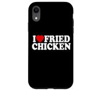 I LOVE FRIED CHICKEN I HEART CHICKEN Case for iPhone XR
