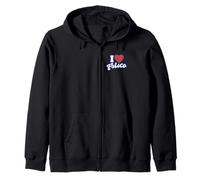 I Love Frisco Texas Zip Hoodie