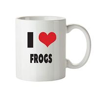 I Love Frogs I Love Mug Personalised Adult Office Mug