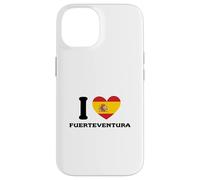 I Love Fuerteventura Spain Heart Spanish Flag Case for iPhone 14