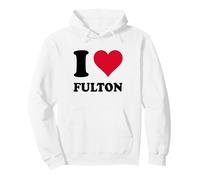 I Love Fulton Pullover Hoodie
