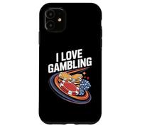 I Love Gambling Casino Poker Chips Dice Vegas Case for iPhone 11