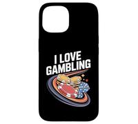I Love Gambling Casino Poker Chips Dice Vegas Case for iPhone 15