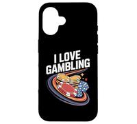 I Love Gambling Casino Poker Chips Dice Vegas Case for iPhone 16