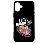 I Love Gambling Casino Poker Chips Dice Vegas Case for iPhone 16 Plus