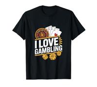 I Love Gambling Poker Dice Cards Value Graphic T-Shirt