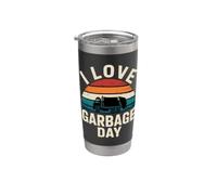 I Love Garbage Day Garbage Truck Stainless Steel Insulated Tumbler